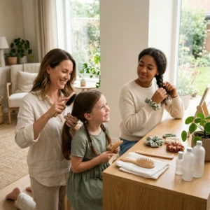 Healthy Hairstyling for Children and Teenagers