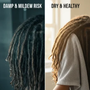 The Critical Drying Process for Dreadlocks