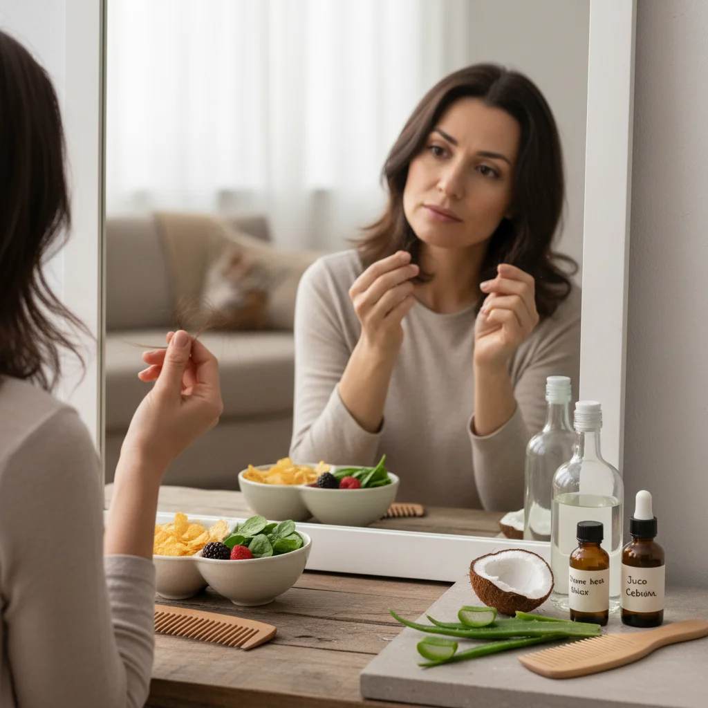 Natural Ways to Control Hair Fall: Causes & Remedies