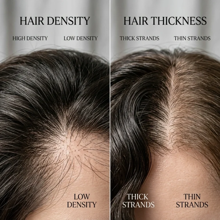 Hair Density vs Hair Thickness What’s the Difference