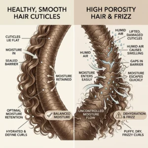 Why High Porosity Hair Gets Frizzy