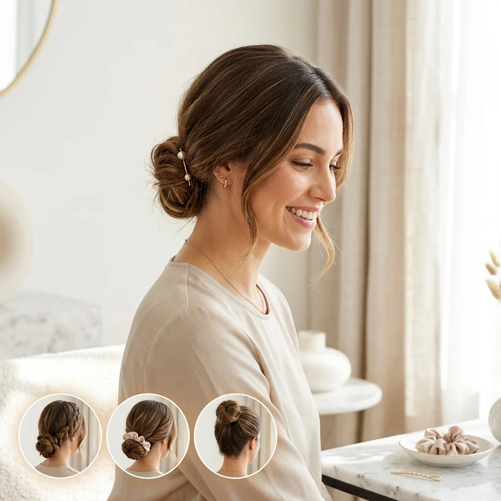Bun Hairstyles Without Damage 9 Easy Ideas