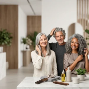 Gray Hair Care by Texture