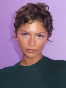Soft Curly Pixie by Zendaya