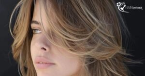 Shoulder-Length Hair With Curtain Bangs 